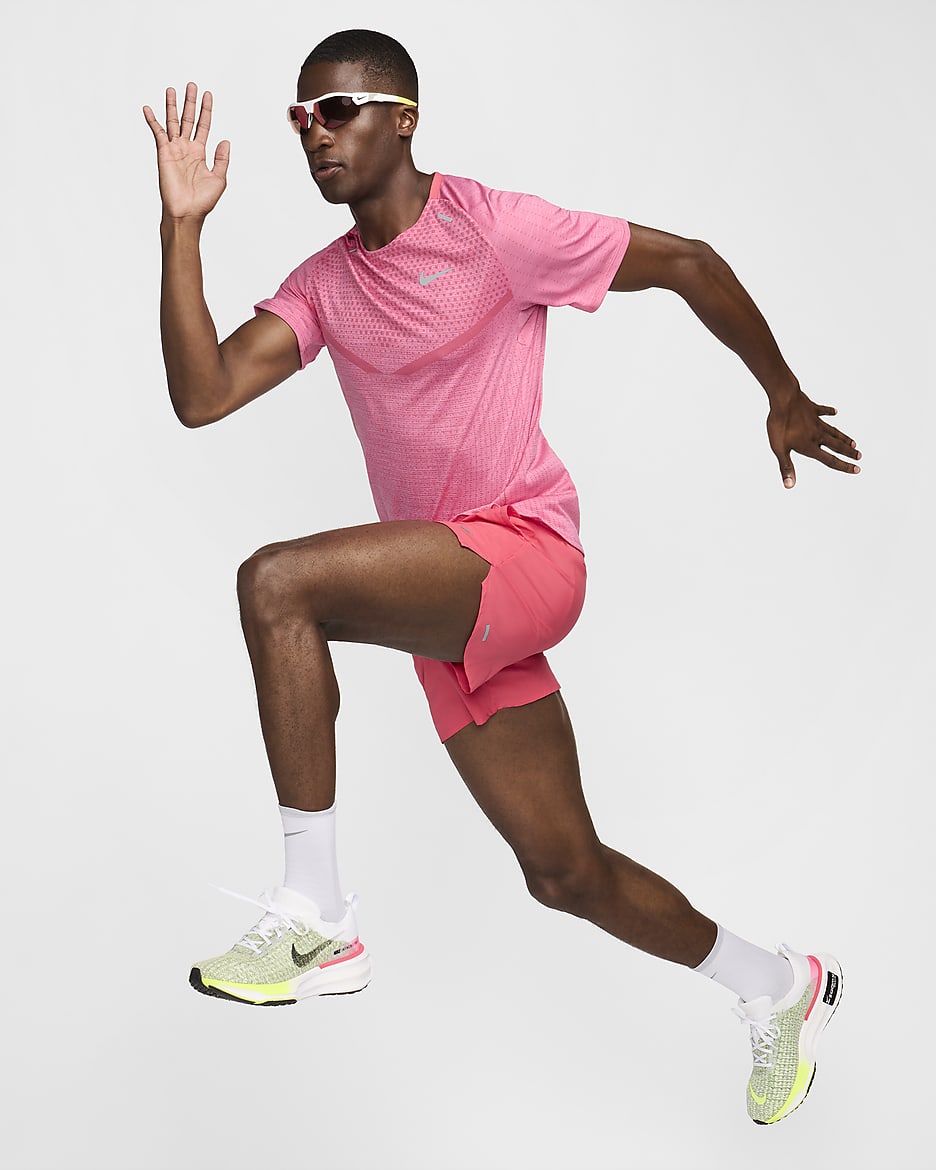 Nike pink sports top best sale